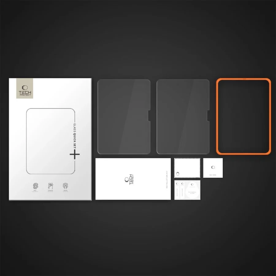 Szkło hartowane Tech-Protect Easy Set+ 2-pack na iPad Air 11" (2024/2025/2026) - przezroczyste