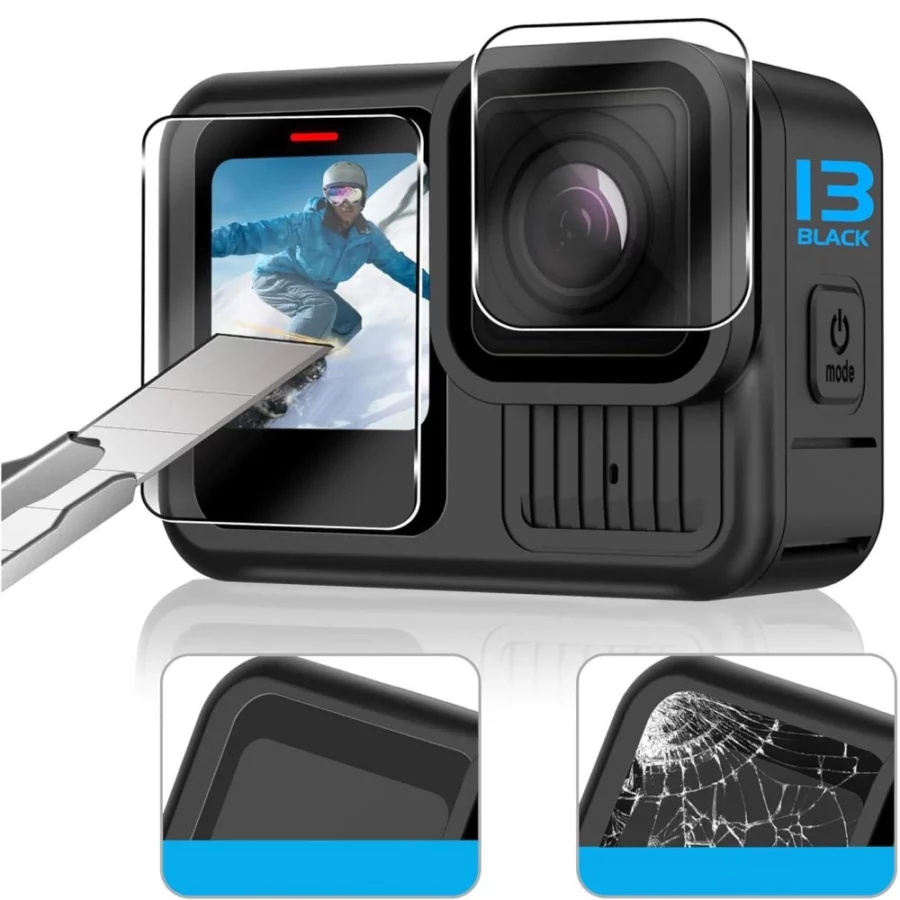 Szkło hartowane Tech-Protect Glass Fit+ 2-pack na GoPro Hero 13 - przezroczyste