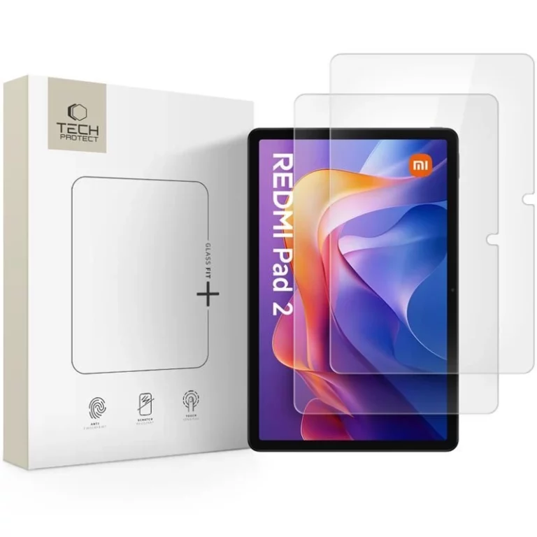 Szkło hartowane Tech-Protect Glass Fit+ 2-pack na Xiaomi Redmi Pad 2 11.0 / SE 11.0 - przezroczyste