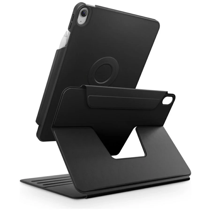 Etui UNIQ Rovus Snapmount Magnetic 360 Rotating Detachable do iPad 11" 2025 / iPad 10.9" 2022 (10 gen.) - czarne