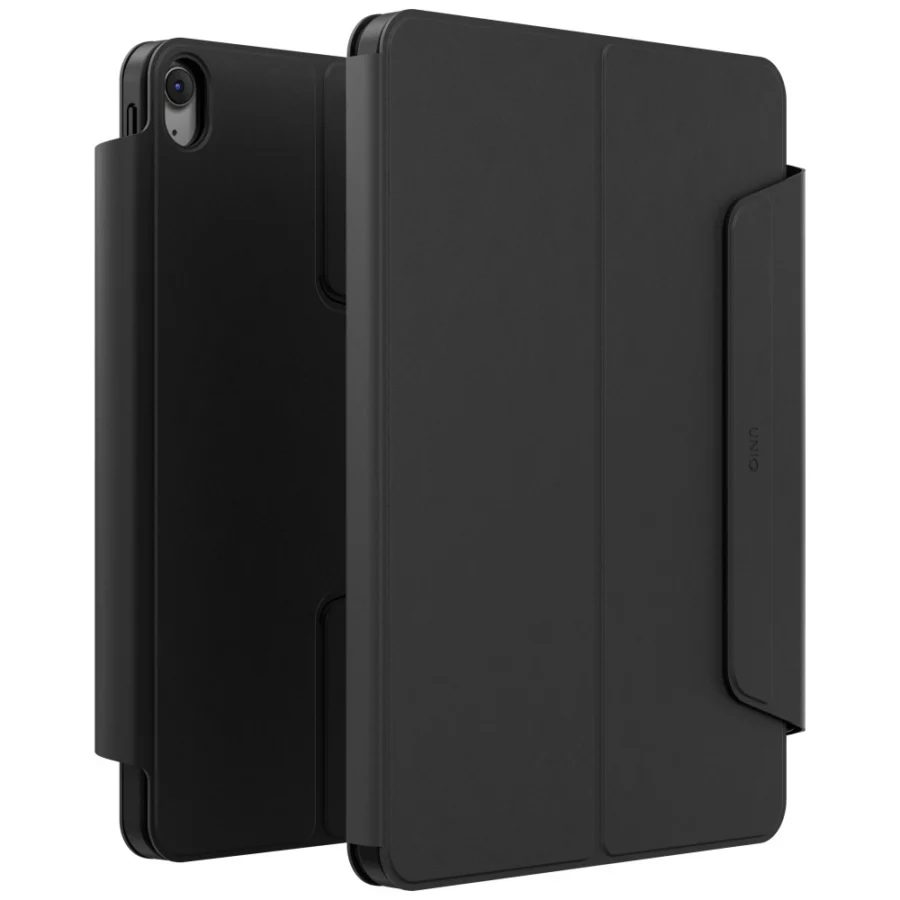 Etui UNIQ Rovus Snapmount Magnetic 360 Rotating Detachable do iPad 11" 2025 / iPad 10.9" 2022 (10 gen.) - czarne