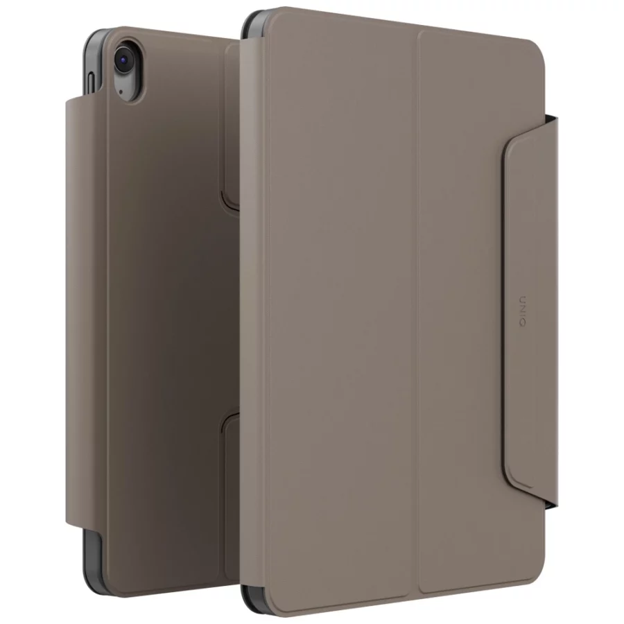 Etui UNIQ Rovus Snapmount Magnetic 360 Rotating Detachable do iPad 11" 2025 / iPad 10.9" 2022 (10 gen.) - szare