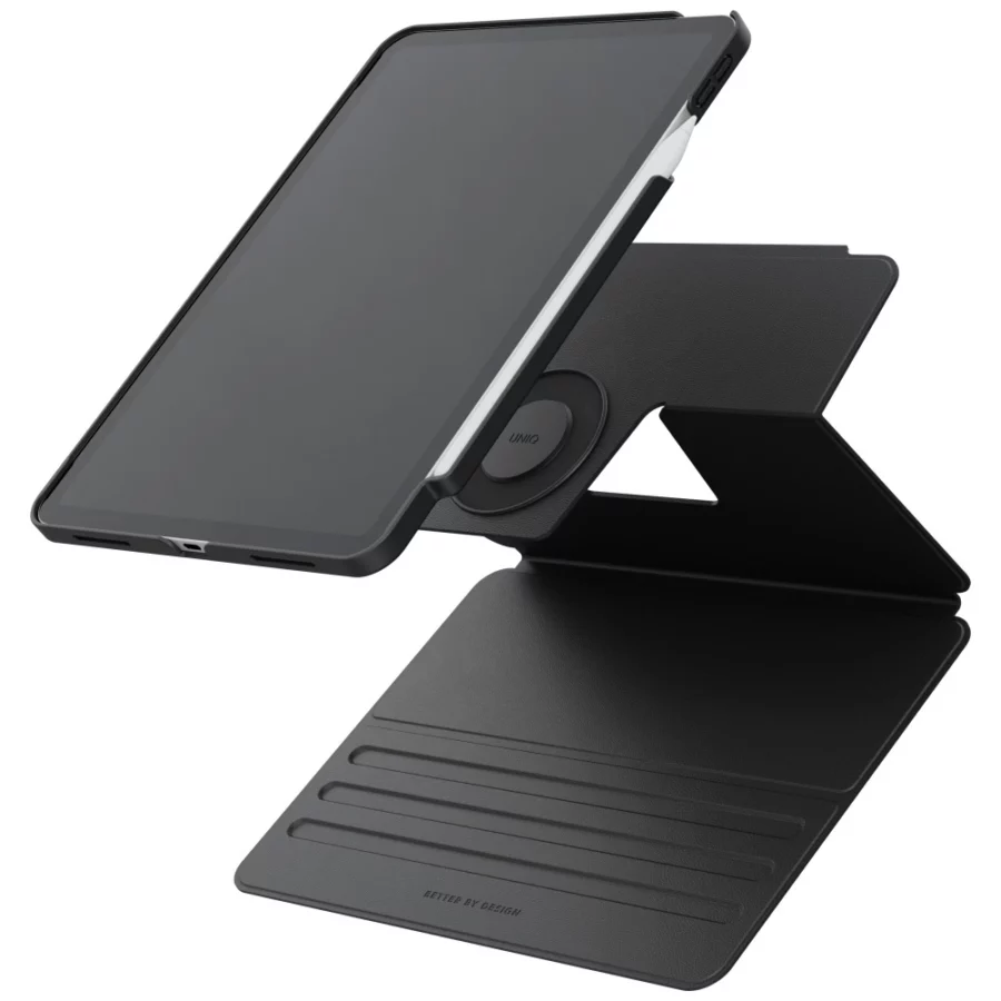 Etui UNIQ Rovus Snapmount Magnetic 360 Rotating Detachable do iPad Air 11" 2024 / 2025 / iPad Air 10.9" 2020 / 2022 - czarne