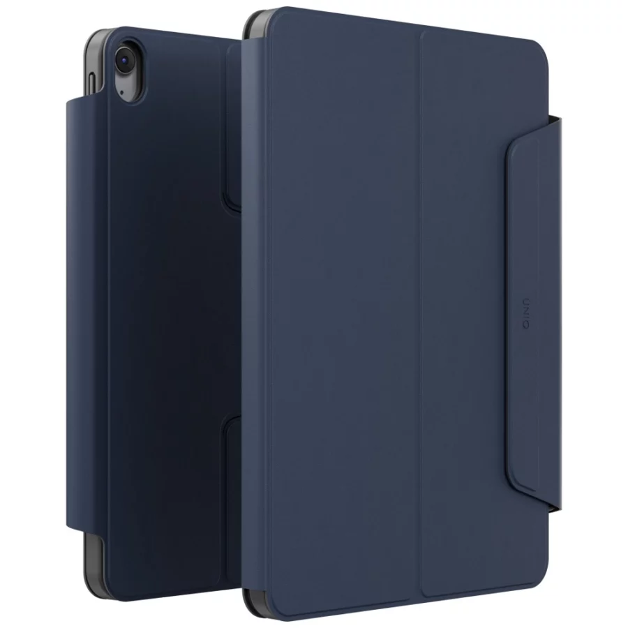 Etui UNIQ Rovus Snapmount Magnetic 360 Rotating Detachable do iPad Air 11" 2024 / 2025 / iPad Air 10.9" 2020 / 2022 - granatowe