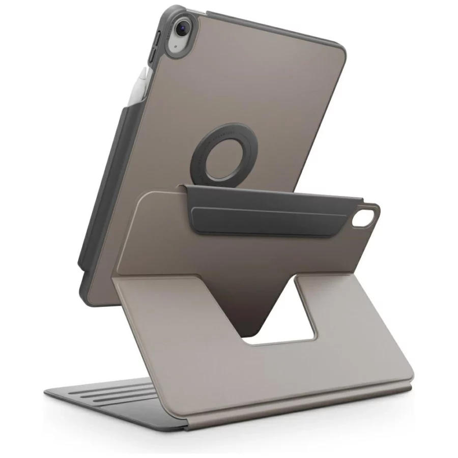 Etui UNIQ Rovus Snapmount Magnetic 360 Rotating Detachable do iPad Air 11" 2024 / 2025 / iPad Air 10.9" 2020 / 2022 - szare