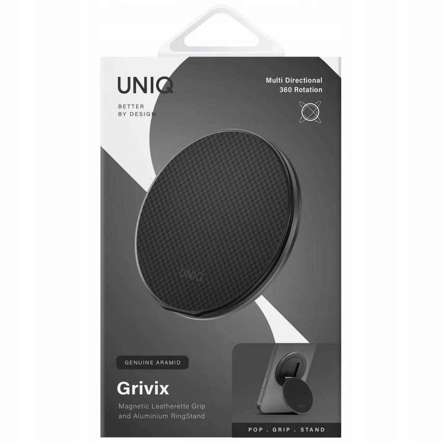 Uchwyt magnetyczny UNIQ Grivix Premium   360 Mount&Grip Stand czarny