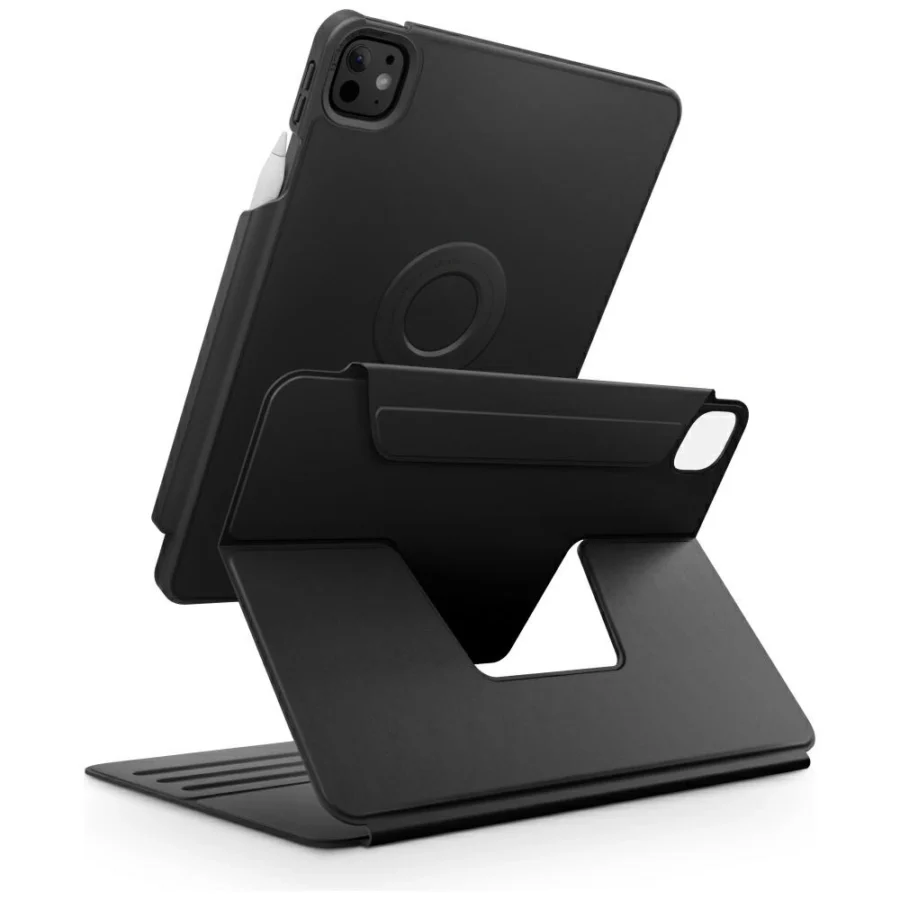 Etui UNIQ Rovus Snapmount Magnetic 360 Rotating Detachable do iPad Pro 13" 2024 (7 gen.) - czarne
