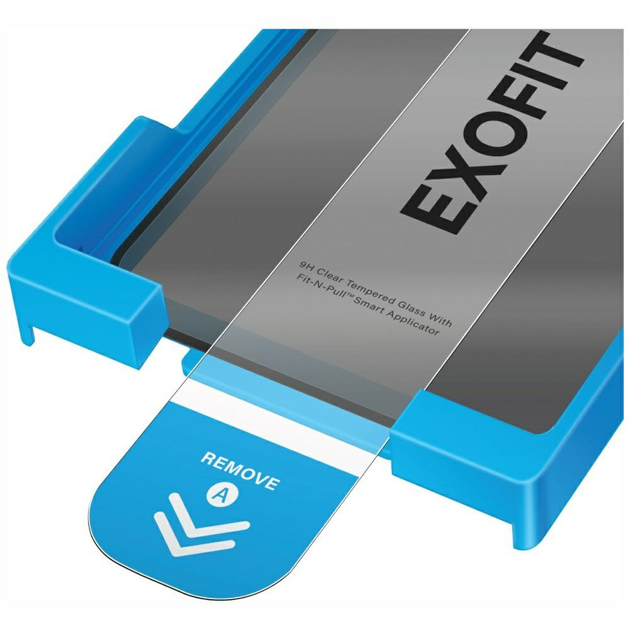 Szkło hartowane UNIQ Optix Exofit        Privacy do iPhone 17 Pro prywatyzujące z aplikatorem