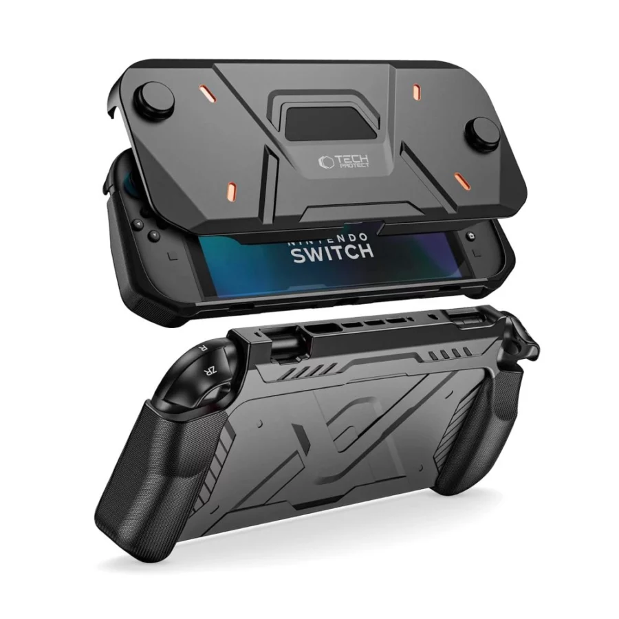 Etui Tech-Protect Carbonox na Nintendo Switch 2 - czarne