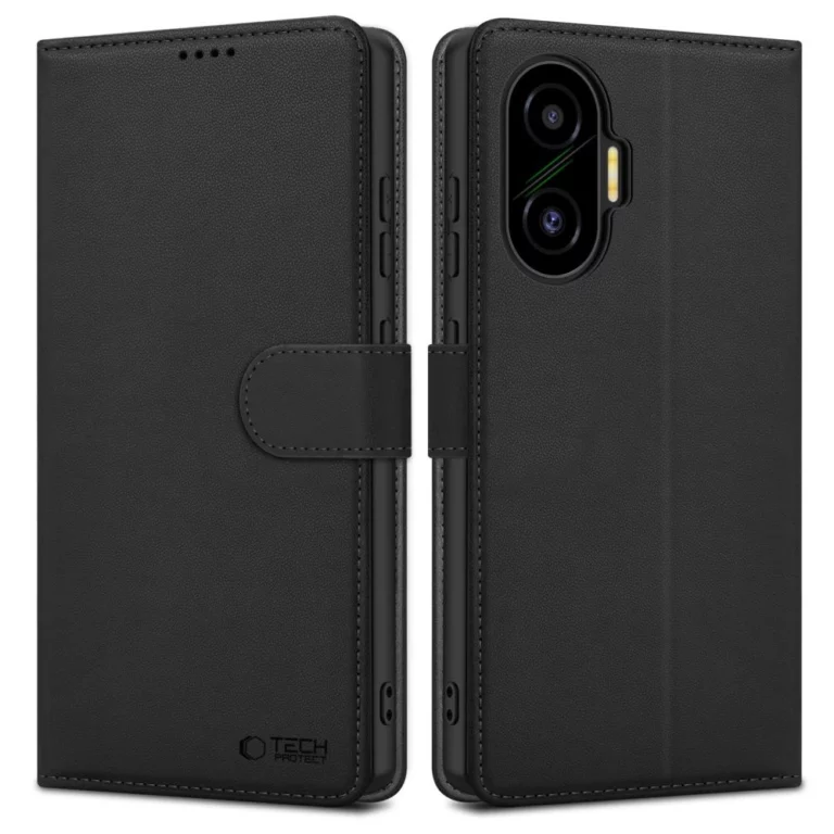 Etui Tech-Protect Wallet na Xiaomi Poco F7 5G - czarne