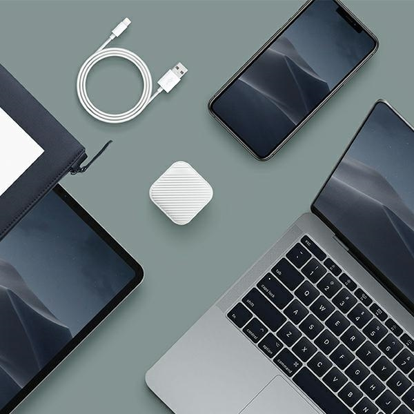 UNIQ Ład. siec. Verge Pro 66W Gan USB-Cbiały/cloud white