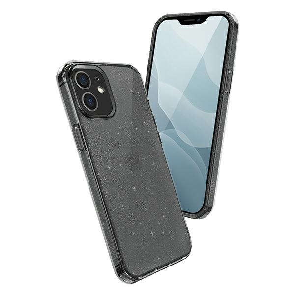 UNIQ etui LifePro Tinsel iPhone 12 mini5,4" czarny/vapour smoke
