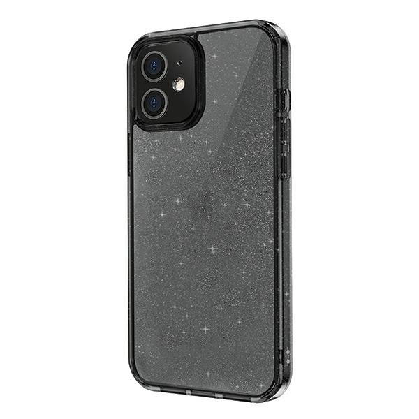 UNIQ etui LifePro Tinsel iPhone 12 mini5,4" czarny/vapour smoke