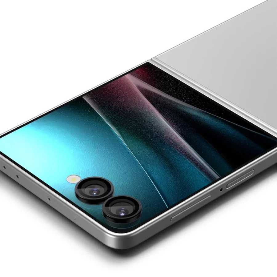 Osłona aparatu Spigen Optik Pro HD Glas.TR EZ Fit 2-pack na Samsung Galaxy Z Flip 7 - czarna