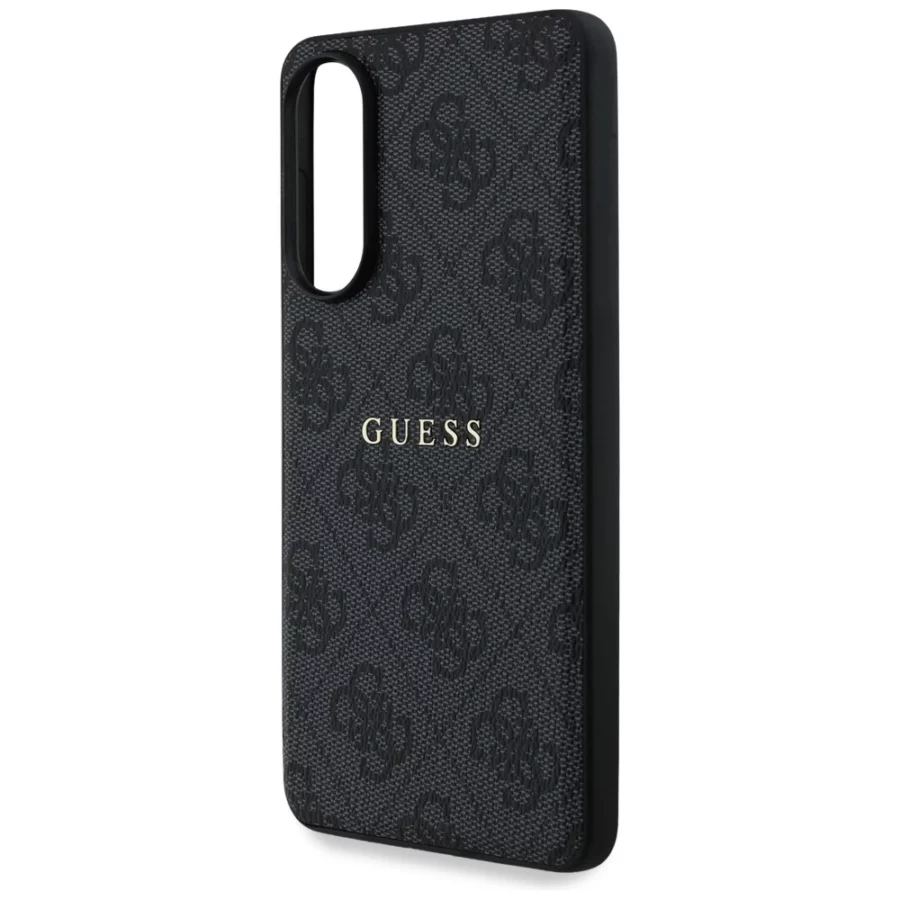 Etui Guess 4G Ring Classic Logo MagSafe na Samsung Galaxy S25 Edge - czarnE
