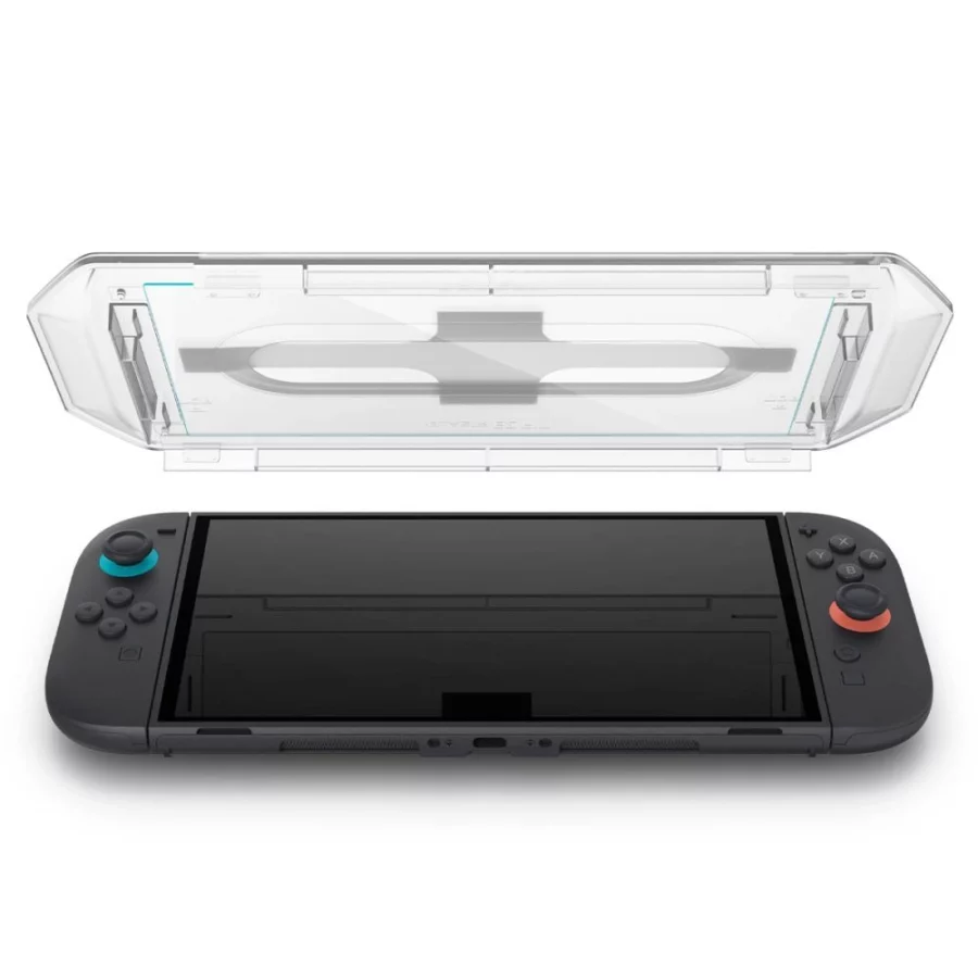 Szkło hartowane Spigen Glas.Tr ”EZ FIT” 2-pack na Nintendo Switch 2 - przezroczyste