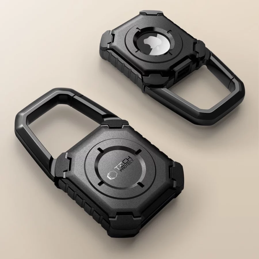 Etui Tech-Protect Kevlar na Apple AirTag 1 / 2 - czarny