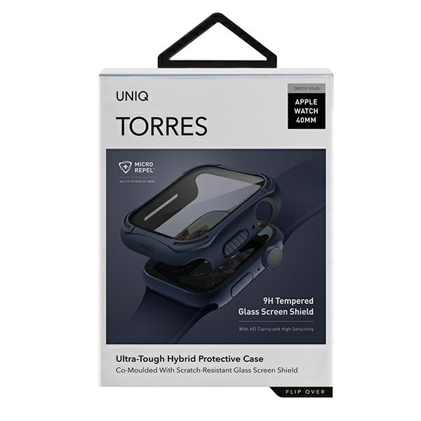 UNIQ etui Torres Apple Watch Series      4/5/6/SE/SE3 40mm. niebieski/nautical blue