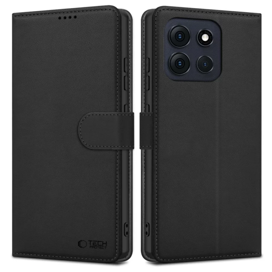 Etui Tech-Protect Wallet na Motorola Moto G56 5G - czarne