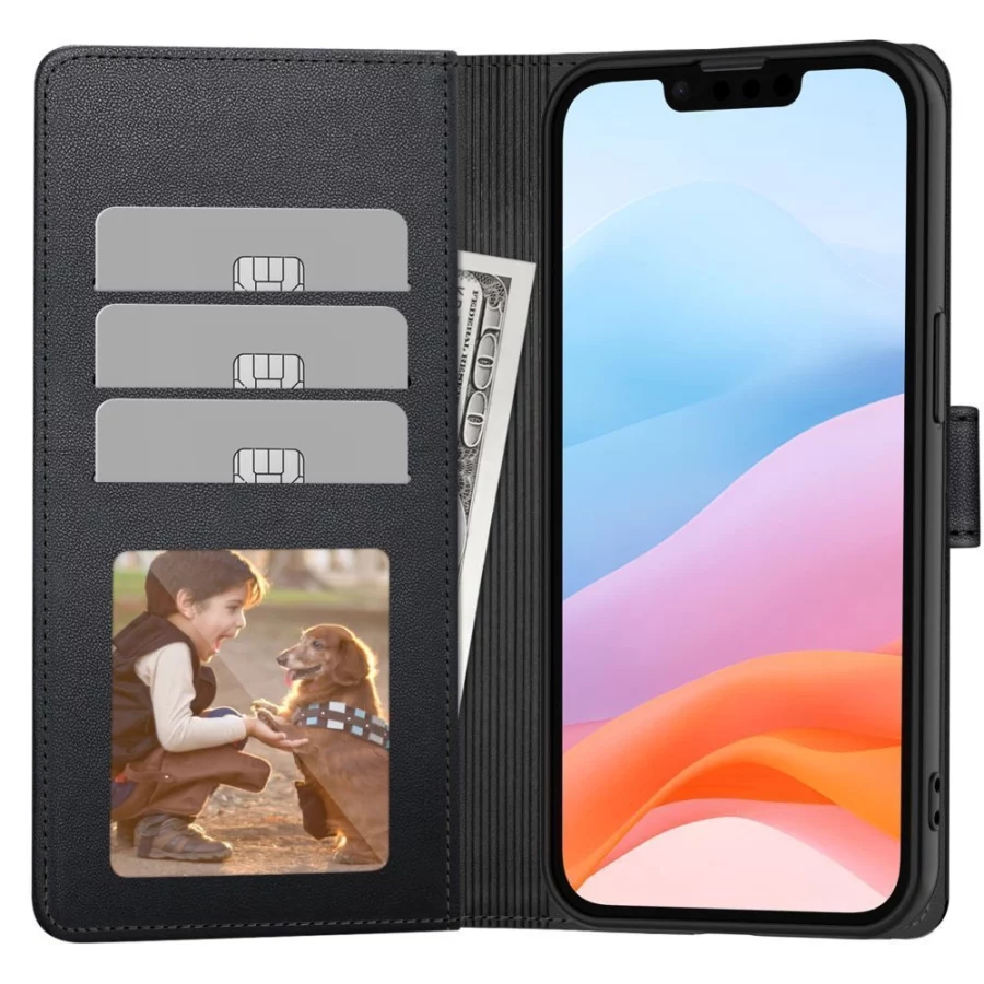 Etui Tech-Protect Wallet na Motorola Moto G56 5G - czarne