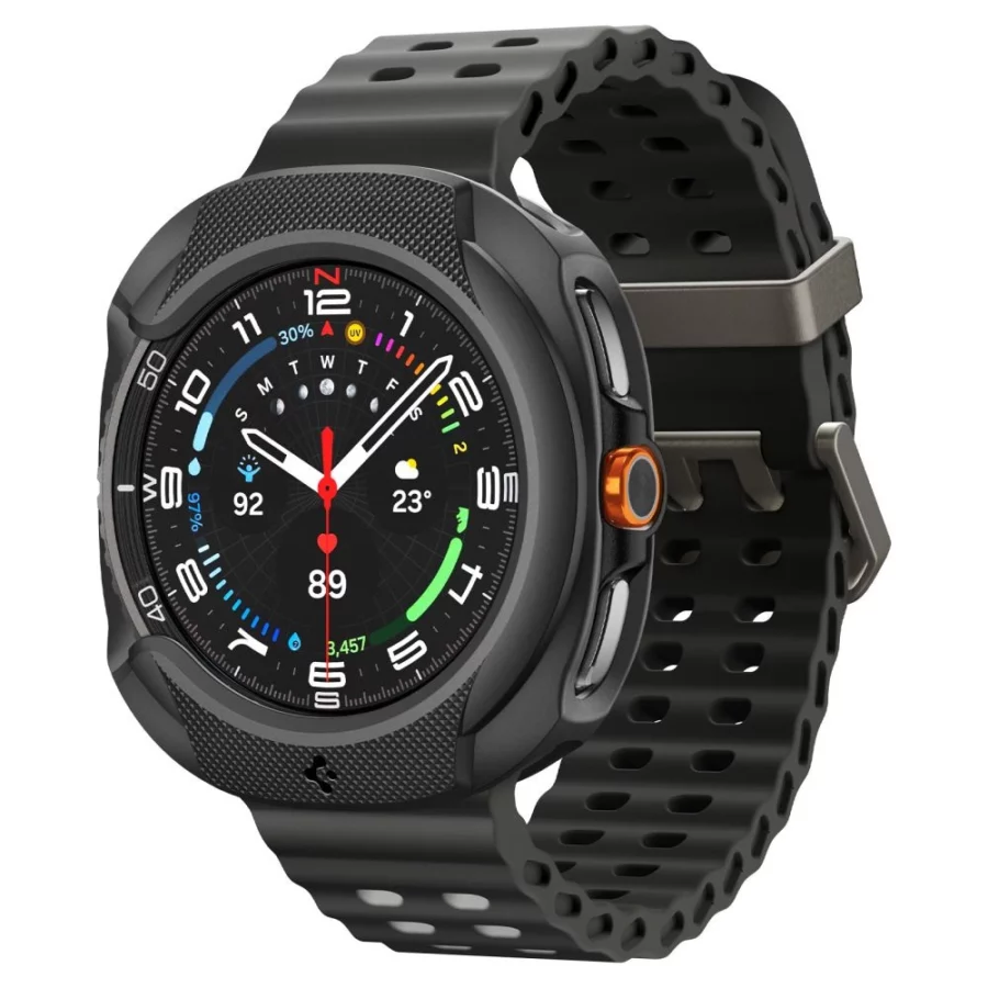 Etui Spigen Liquid Air na Samsung Galaxy Watch 8 Classic 46 mm - czarne