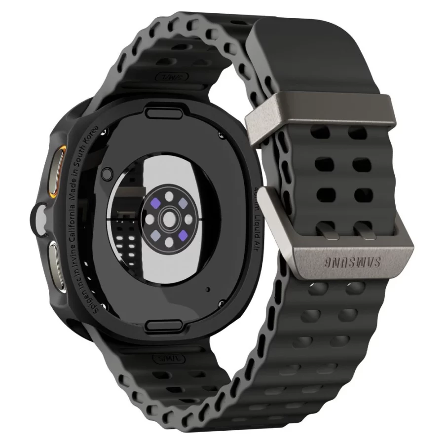 Etui Spigen Liquid Air na Samsung Galaxy Watch 8 44 mm - czarne matowe