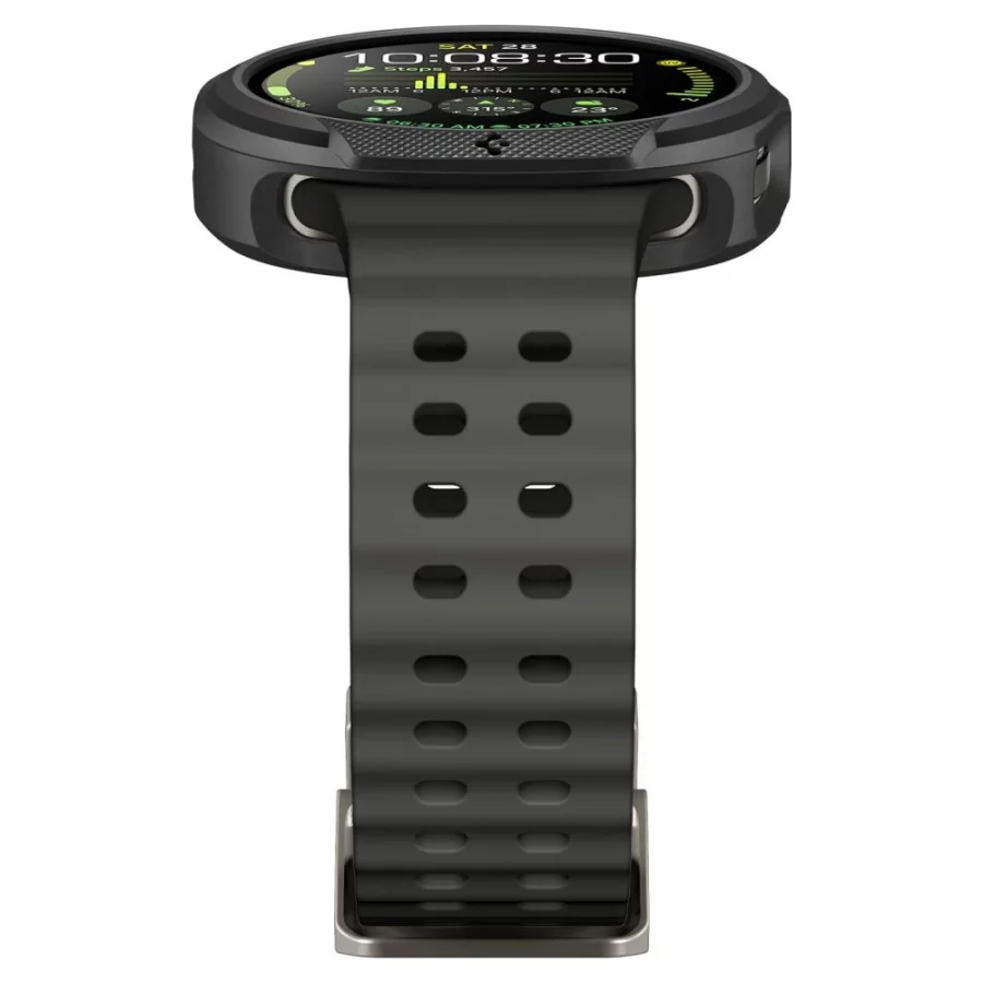 Etui Spigen Liquid Air na Samsung Galaxy Watch 8 44 mm - czarne matowe