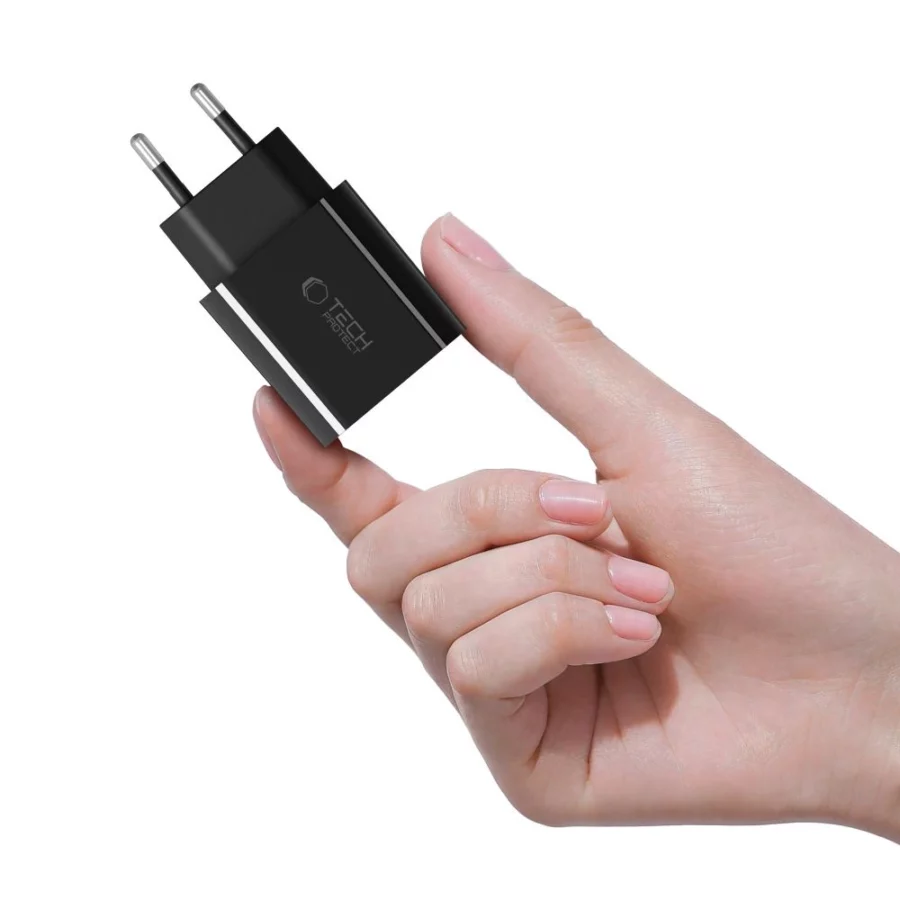 Ładowarka sieciowa Tech-Protect NC20W USB-C 1 port PD20W - czarna