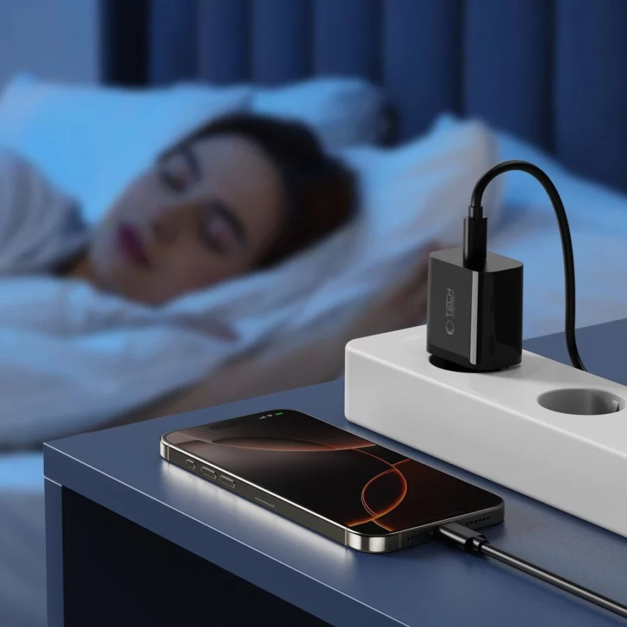 Ładowarka sieciowa Tech-Protect NC20W USB-C 1 port PD20W - czarna