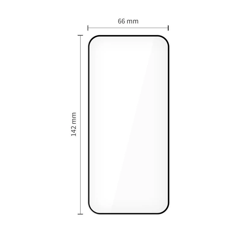 Szkło hartowane Tech-Protect Quick Set+ 2-pack na iPhone 15 Pro - czarne