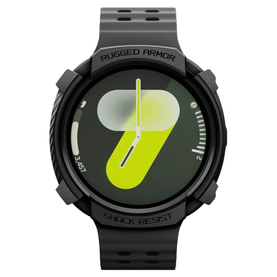 Etui Spigen Rugged Armor na Samsung Galaxy Watch 8 40 mm - czarny mat