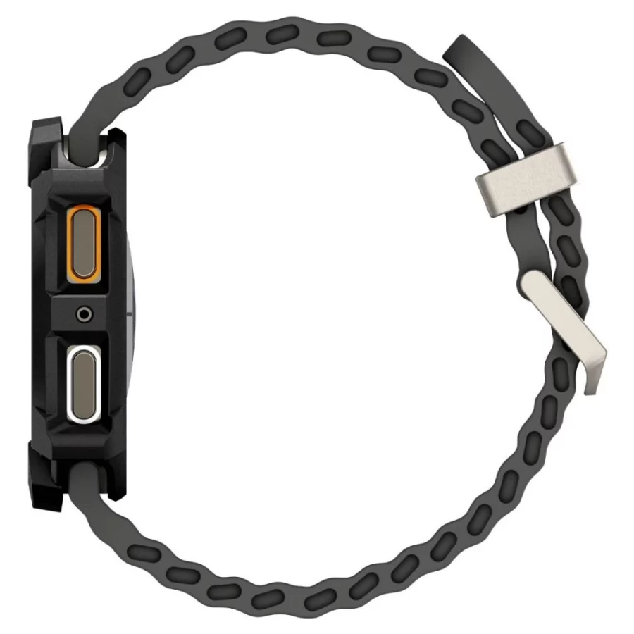 Etui Spigen Rugged Armor na Samsung Galaxy Watch 8 40 mm - czarny mat