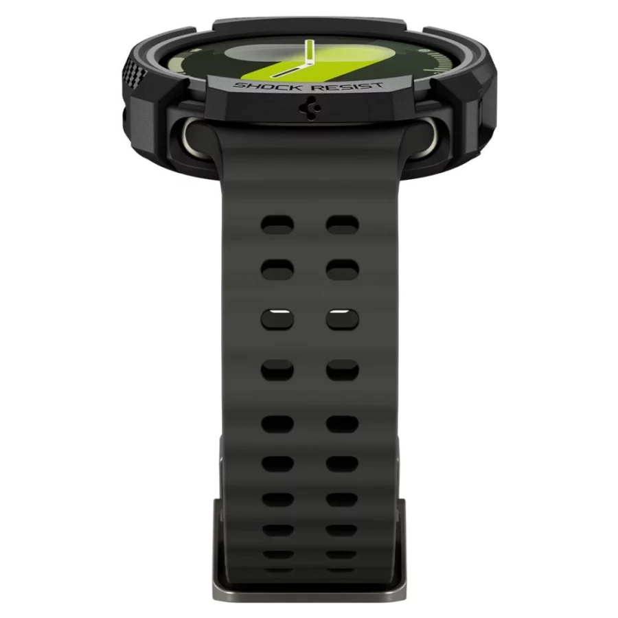 Etui Spigen Rugged Armor na Samsung Galaxy Watch 8 40 mm - czarny mat