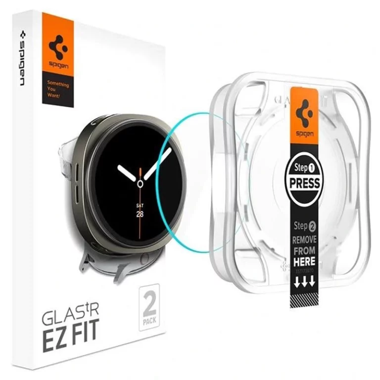 Szkło hartowane Spigen Glas.TR ”Ez-Fit” na Samsung Galaxy 44 mm - przezroczyste