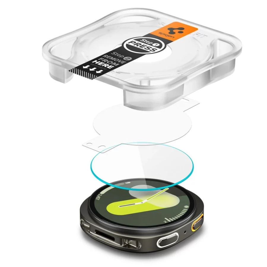 Szkło hartowane Spigen Glas.TR ”Ez-Fit” na Samsung Galaxy 44 mm - przezroczyste