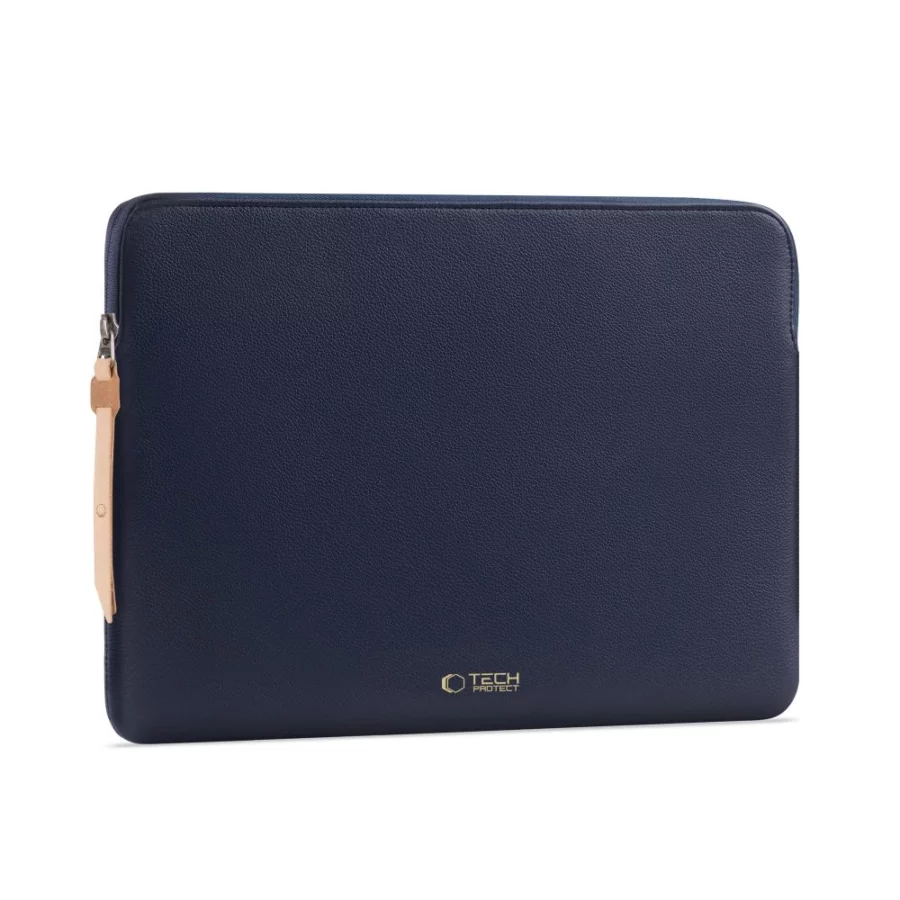 Torba Tech-Protect Fleece na laptopa 15-16 - granatowa