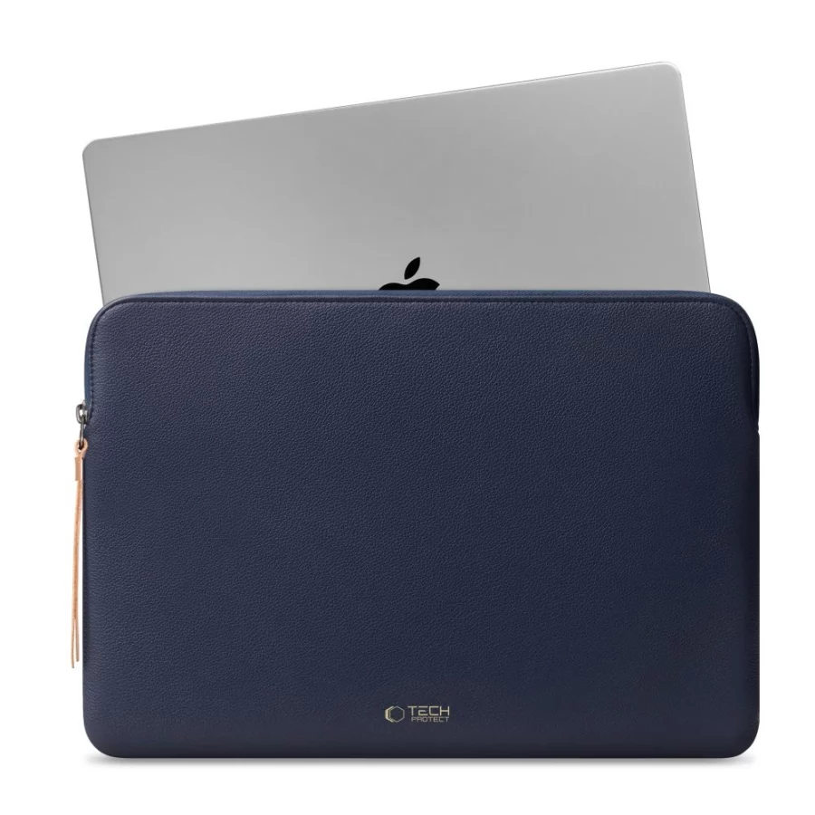 Torba Tech-Protect Fleece na laptopa 15-16 - granatowa