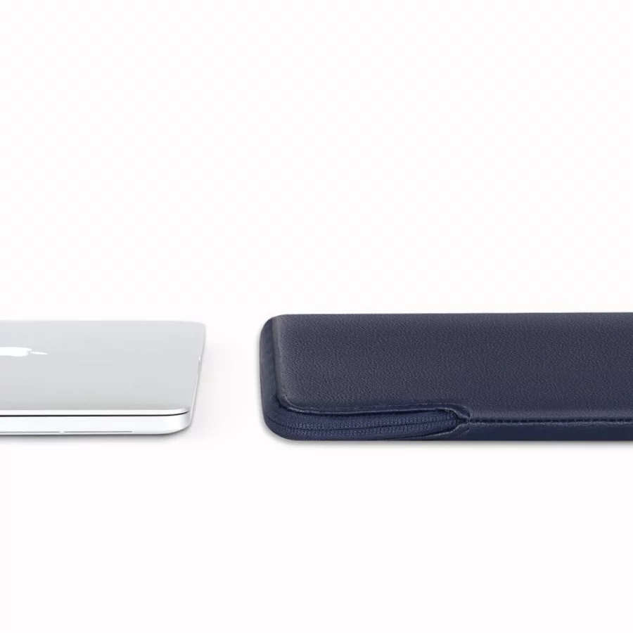 Torba Tech-Protect Fleece na laptopa 15-16 - granatowa