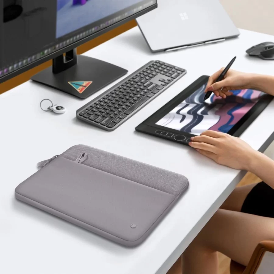 Torba Tech-Protect Sleeve na laptopa 13-14 - szara