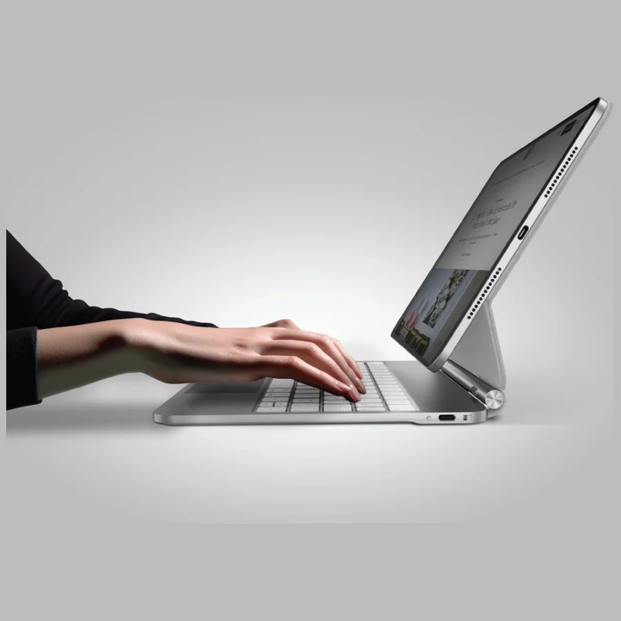 Etui UNIQ Venno Pro Magnetic Smart z klawiaturą na iPad Air 10.9" (2020/2022) / Pro 11" (2021/2022) / Air 11" (2024/2025/2026) - białe