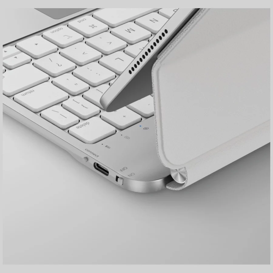 Etui UNIQ Venno Pro Magnetic Smart z klawiaturą na iPad Air 10.9" (2020/2022) / Pro 11" (2021/2022) / Air 11" (2024/2025/2026) - białe