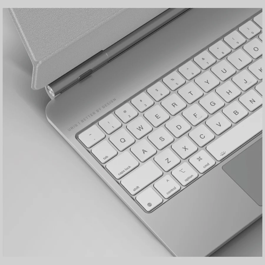 Etui UNIQ Venno Pro Magnetic Smart z klawiaturą na iPad Air 10.9" (2020/2022) / Pro 11" (2021/2022) / Air 11" (2024/2025/2026) - białe
