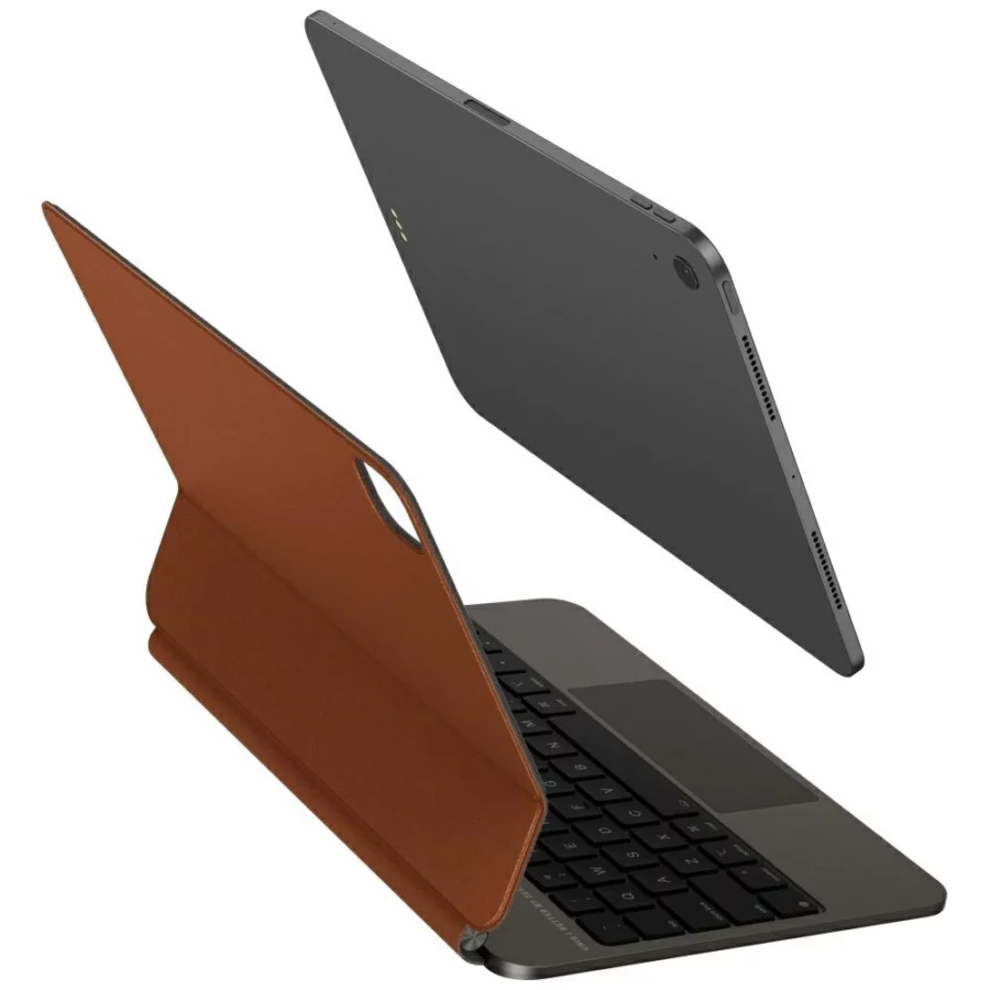Etui UNIQ Venno Pro Magnetic Smart z klawiaturą do iPad 11" 2025 / iPad Air 11" 2024 / 2025 / iPad Pro 11" 2018 / 2020 / 2021 / 2022 / 2024 - brązowe
