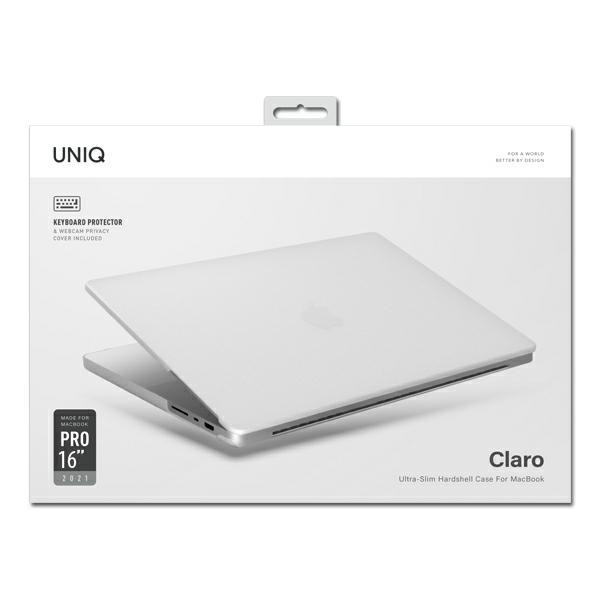 UNIQ etui Claro MacBook Pro 16"          (2021/2023/2024) przezroczysty/dove matte clear