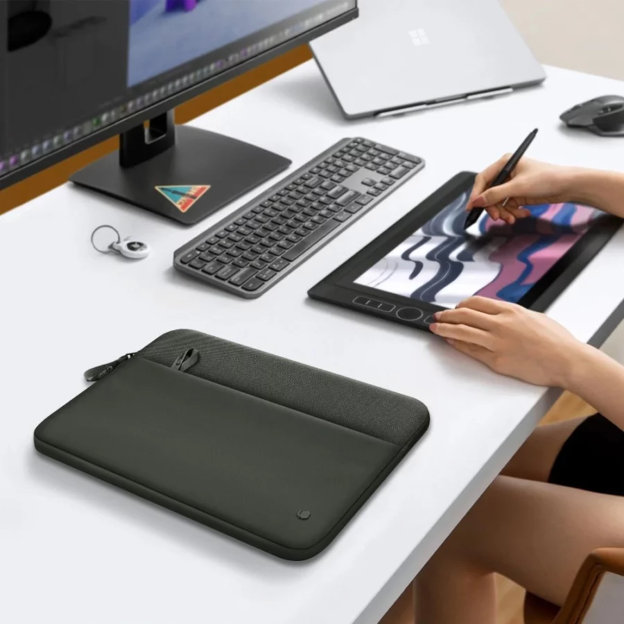 Torba Tech-Protect Sleeve na laptopa 15-16 - zielona