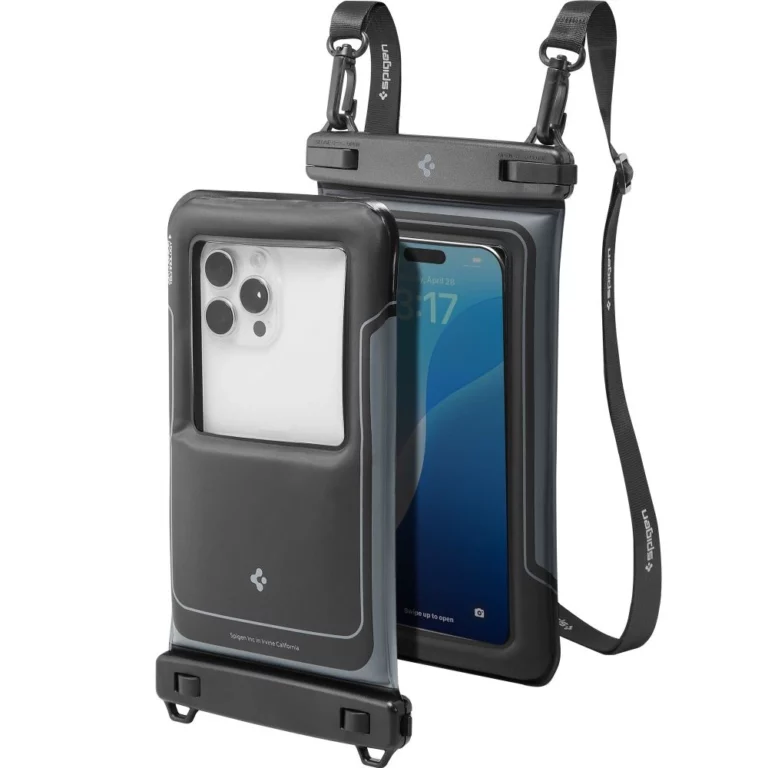 Etui Spigen A611P 2-pack wodoodporne - czarny mat