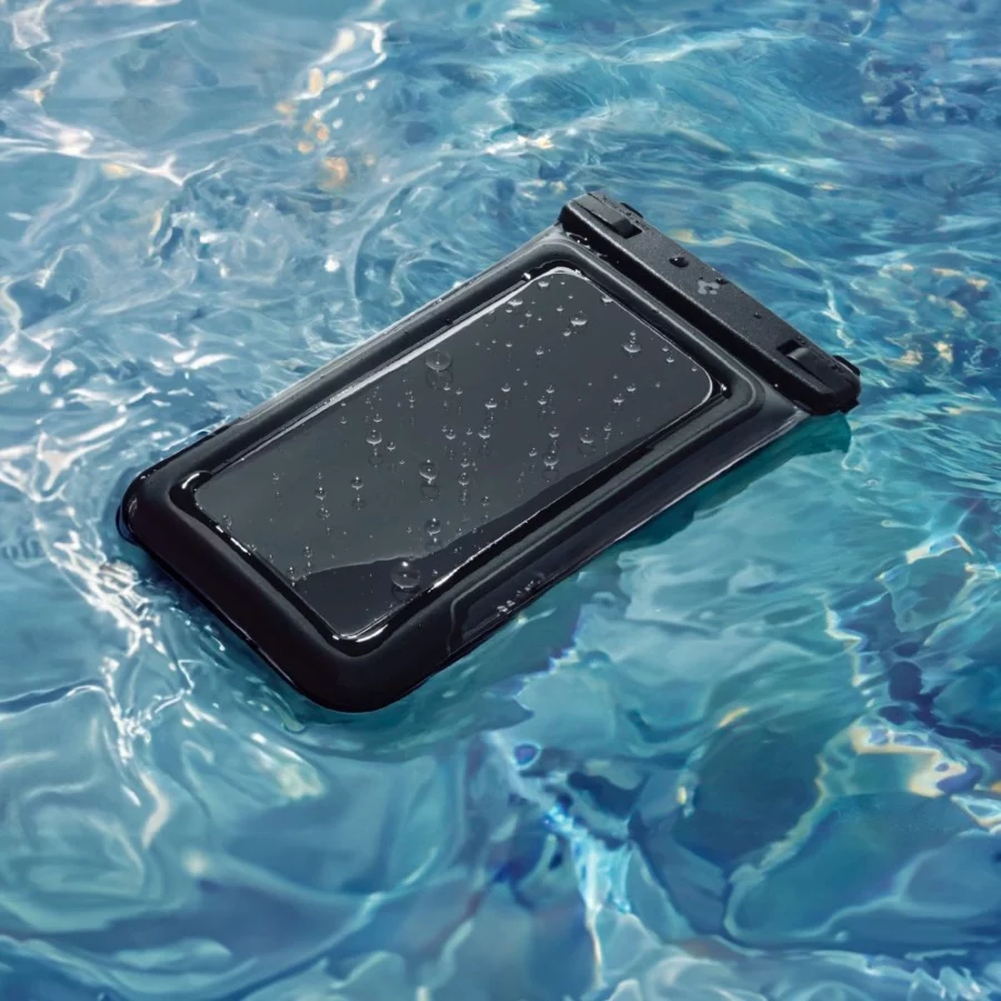 Etui Spigen A611P 2-pack wodoodporne - czarny mat