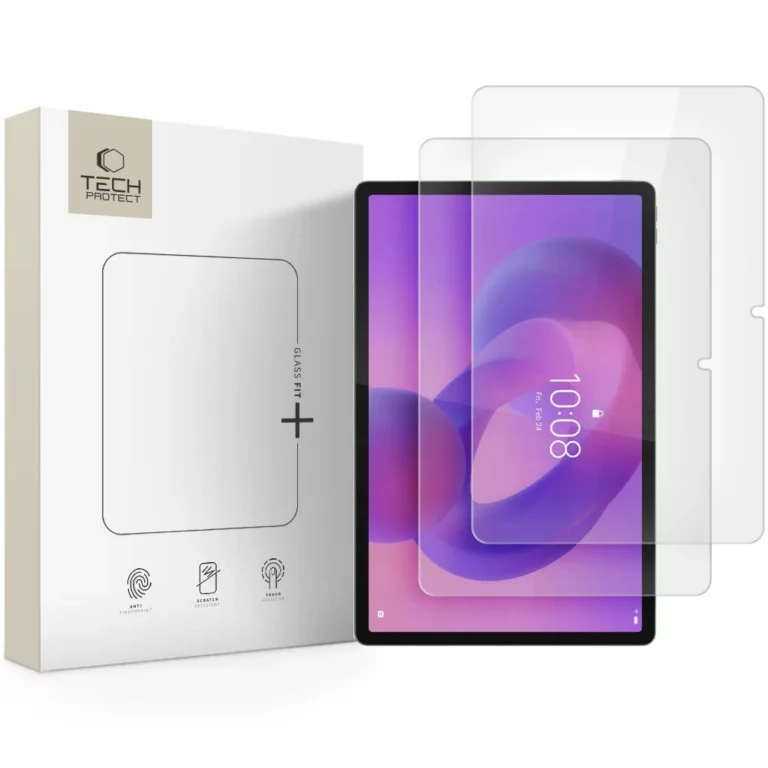 Szkło hartowane Tech-Protect Glass Fit+ 2-pack na Lenovo Idea Tab 11.0 TB-336 - przezroczyste