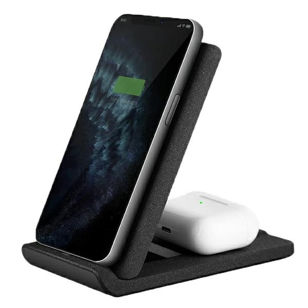 UNIQ Ład. indukcyjna Vertex Duo 2in1 15WFast charge szary/charcoal grey