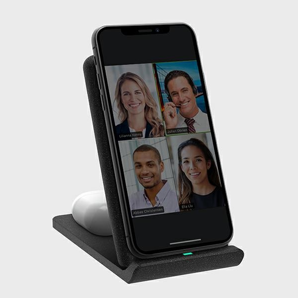 UNIQ Ład. indukcyjna Vertex Duo 2in1 15WFast charge szary/charcoal grey
